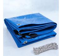 Bâche Multi-Usage 175 x 265 cm Imperméable, Ultra Lourde et Résistante, Anti UV, Anti-Déchirure et Résistante avec Oeillets Cover All Bâche à Oeillets pour Meubles, Jardin, Bleu