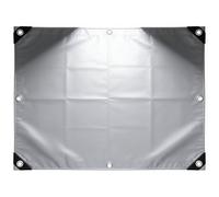 Bâche Multi-Usage 185 x 230 cm Imperméable et Résistante, Résistance Anti-UV, Haute Performance, Indéchirable, Portable Cover All Bâche à Oeillets pour Meubles, Jardin, Gris