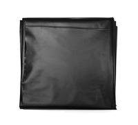 Bâche noire durable de 6 x 8 m - Flexible 0,12 mm d'épaisseur - Résistante aux UV - Idéal pour les bassins et piscines à carpes koï - Protection maximale pour les plans d'eau
