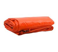 Bâche orange 650 g/m² avec revêtement en PVC 4 x 7 m, imperméable, indéchirable, résistante aux UV avec œillets métalliques pour jardin, voiture, camping, protection extérieure et protection contre le