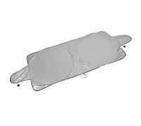 Bâche Pare-Brise Voiture Anti-Givre et Anti-Soleil - Protection Hiver/été imperméable avec ventouses - 206 x 70 cm - Polyester argenté