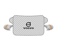 Bâche Pare-Brise Voiture Anti Givre Neige pour Volvo XC60 Recharge 2020-2025 2026 XC60, Protection Hiver Épaissie avec Cache Rétroviseurs Bandes Réfléchissantes, Couverture Auto Pare-Soleil