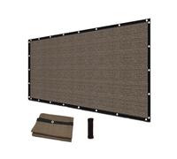 Bâche Pare-soleil Extérieure Pliable Enroulable, Bâche En Maille HDPE | Protections d'angle renforcées for auvent de jardin, couverture extérieure à réduction de chaleur(6.5ft*32.8ft)