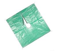 Bâche Paysage 200x200cm Trou Pour Taille pour arbre Nettoyage | Plastique résistant Fixation rapide par trou Coin pour idéal pour ramasser branches et pour feuilles après taille