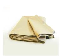 Bâche Pergola 4,50x3,50 m - Ultra résistante - Etanche - Anti-UV - Fabrication française - Ivoire - Œillets