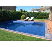 Bâche piscine anti-feuille et insectes 6 x 6 m carré