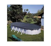 Gre – Bâche d'hivernage pour piscine acier ovale 9,30x5,60 m (pour 8,00x4,70 m ou huit 7,10x4,75 m)