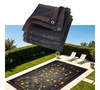 Bâche Piscine Maille Fine Filet Couverture Rectangulaire Piscine | Filet Protection Piscines, Filet Bassin Extérieurs Œillets Renforcés, Retenir Feuilles Brindilles