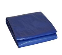 Bâche piscine rectangulaire 6x10m filet écoulement bleue marine