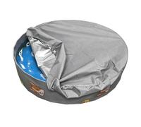 Bache Piscine Ronde 3,05 Imperméable À l'eau et À La Poussière，en Oxford 210d pour Piscine Hors Sol Ronde,Gray-120 * 12inches（306 * 30cm）