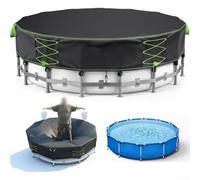Bâche Piscine Ronde 600D pour heavy-duty Résistante pour déchirure(15FT) | Tissu Oxford 600D épais, coutures renforcées, résiste aux déchirures, usage extérieur longue durée