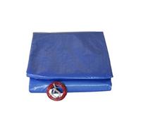 Bache piscine ronde 620 cm pour piscine de 540 cm Bleue et verte Filet d'écoulement