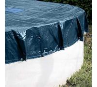 Bâche Piscine Ronde diam. 4,20m (avec filet d'écoulement) - couverture piscine - bache imperméable - baches piscine