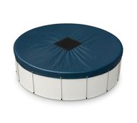 Bâche Piscine Ronde 6.2 m, 140 g/m² - Bache Hivernage Piscine Hors Sol - Filet d'Écoulement 35 x 35 cm, Cordon de Serrage