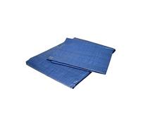 TECPLAST - Bâche Plastique 8x12 m Bleue 80g/m² - bâche de Protection polyéthylène