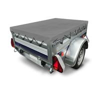 Bâche plate remorque - EURO VANADIUM - Gris foncé - Traitement anti-UV - Dimensions adaptées à la remorque