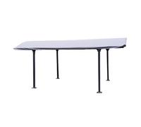 Bâche pour carport 14,55 m2 gris anthracite carb3048
