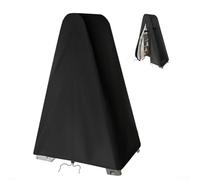 Bâche pour échelle de piscine extérieure, 210D très résistante à l'eau et à la poussière pour échelle de piscine hors sol avec boucle coupe-vent et cordon de serrage (noir)