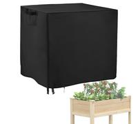 Bâche Pour Jardinière Élevée - Capuchon De Protection Imperméable À Cordon, Matériau Robuste Et Respirant | Couvercle Durable Pour Potager Extérieur Serre , Défense Contre Givre Pluie Vent Chal