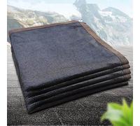 Bache pour Pergola Voile d'ombrage Rectangulaire Toile d'ombrage 4x5 Filet Ombrage Rideau pour Pergola Tente D'ombrage Tissu,black-4x7m