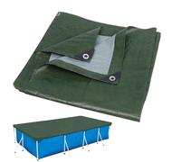 Bâche pour Piscine Rectangulaire, Bâche De Protection pour Piscine, Imperméable, Anti-poussière, Protecteur Résistant Aux UV pour Spa Bain À Remous Et Intempéries