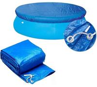 Bâche pour Piscine Ronde, Bâche De Protection pour Piscine Tubulaire, Bâche Anti-poussière pour Piscines Gonflables, Couverture De Piscine pour Piscines Hors Sol (183cm/6ft)