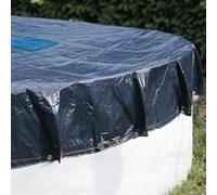 Bâche pour piscine ronde - Protège l'eau des pollutions et impuretés - Ø 6,20m pour piscine Ø 5,40m
