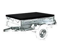 Bâche de remorque - PERALINE - 160 x 120 x 8 cm - Couleur: Noir - Protection intempéries - Idéale pour remorque