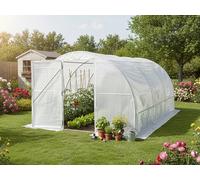 Bâche pour Serre Tunnel de Jardin Mimosa - 12 m² - 180g - Blanc