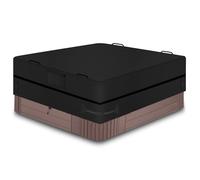 Bache pour Spa Carre, Protector-Spa, Tissu Oxford 600D imperméable Couverture Spa, Anti-UV Housse de Protection pour Bain à Remous de Jardin, Indéchirable, avec Sac de Rangement (230 * 230 * 85cm)