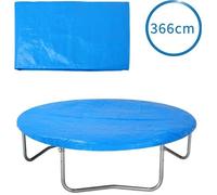 Bâche pour trampoline en PE - Housse de protection de 366cm bleu