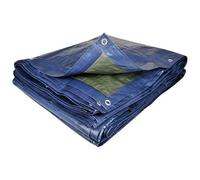 Bache pro renforcée - 140 g/m² - polyéthylène - bleu/vert - 5 x 4 m
