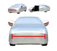 Bâche Protection Complète pour Fiat 500F 1965-1972,Housse Protection Voiture, Résistant à la Pluie, Neige, Poussière et Rafales de Vent,avec Bandes Réfléchissantes de Sécurité H