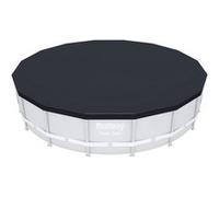 Bâche protection piscine Bestway Bache pour piscine ronde 4.93 m Noir Taille : Unique Noir G