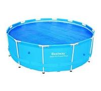 Bâche protection piscine Bestway Bache solaire ronde 3.56 metres Bleu moyen Taille : Unique rèf : 71433 Bleu G