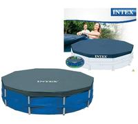 Bâche Protection Piscine Tubulaire Ronde 3.05 à 4.57 m INTEX