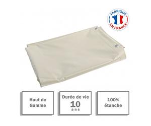 Bâche PVC Pergola 680 Gr/M² TECPLAST Ivoire 2 x 3 m - PR1313