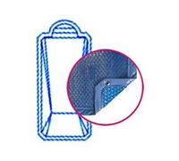Bâche Quatro Bleu Solaire Modèle Corfou piscines PID