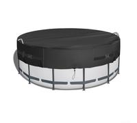 Bâche rectangulaire de 300 x 200 cm en PVC robuste pour piscines à cadre Intex avec trous de drainage et attaches de corde (4,6 m)