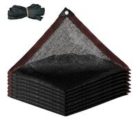 Bâche rectangulaire en maille, filet de feuilles pour piscines creusées, housse de protection en maille fine avec œillets et corde (A, 2 x 4 m) - Résistant aux UV, facile à installer