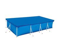 Bâche rectangulaire multifonction pour piscine hors sol familiale 460 x 226 cm, bleu, 460 x 226 cm