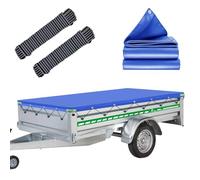 Bâche Remorque 257.5x134.5cm, IMPERMÉABLE Protection Plate, Idéal pour Trelgo NFB250/254, Stema Alu STL 1300/ST/SH 01/02, Pongratz LPA/EPA250, Saris Pearl Unsinn WEB14, 750/850/1000/1300/1500kg