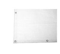 Bâche Réseau Blanche Tissu Œillets Multi-Usage 3x4 M Avec Œillets