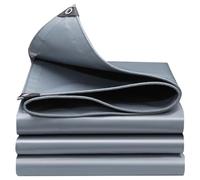 Bâche Robuste 420 g/m², 100% imperméable, Protection Multi-usages pour chenils, poulaillers, tas de Foin et de bûches, Toit de remorque, terrasse, mobilier de Jardin, Tapis de Sol (1 x 3,5