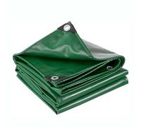 Bâche Robuste 6 x 10 m (19,7 x 32,8 pi), 520 g/m², 22 mil d'épaisseur, imperméable, avec œillets et Bords renforcés, idéale pour Le Camping, la terrasse, la toiture et la Protection de pisci