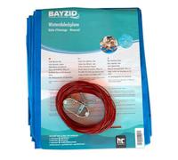 Bâche Robuste pour Piscine Ronde - Diamètre 4,8 m, 300 g/m² - Protection Été et Hiver pour Piscines Jusqu'à 4 m - Couverture Toute l'Année