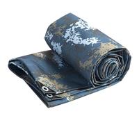 Bâche robuste résistante aux intempéries avec œillets pour meubles de jardin, camping en plein air et protection du véhicule