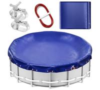 Bâche Ronde de 5,5 m pour Piscine Hors Sol, Ultra épaisse et Durable, résistante au Froid et aux UV, 5,5 m