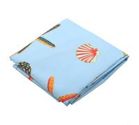 Bâche ronde en tissu Oxford avec cordon de serrage pour piscines extérieures | Pour chiens et enfants | Protection contre les débris de pluie bleue (160 x 30 cm)