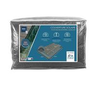 Bache Solaire 395x795 Gris Opaque 300 Microns Sans Ourlet EDG pour piscine enterrée 400x800